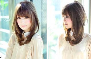 长发直发发型图片背影,长发直发发型美图赏析